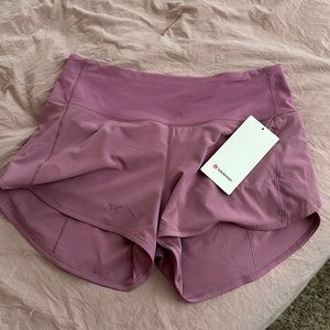 NWT lululemon speed up HR short 4”